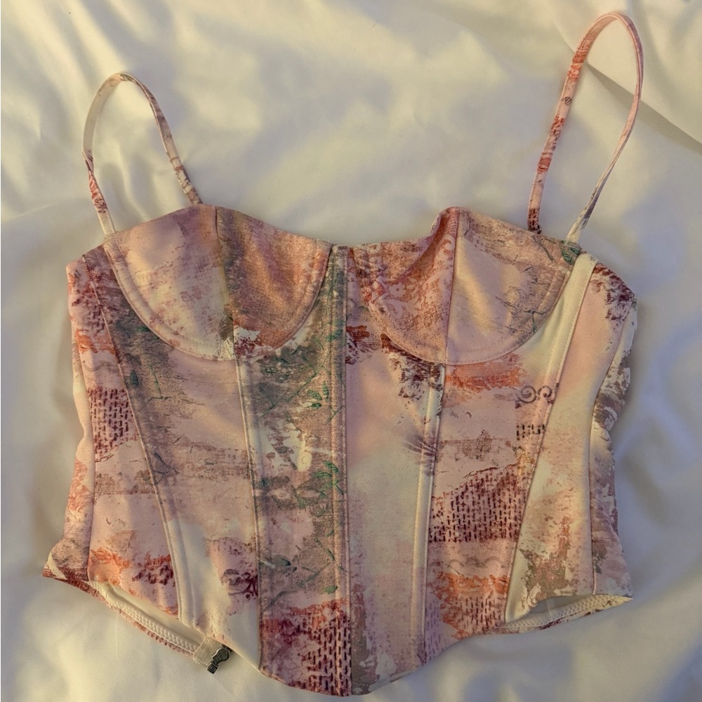 White Fox Boutique Pink Bustier